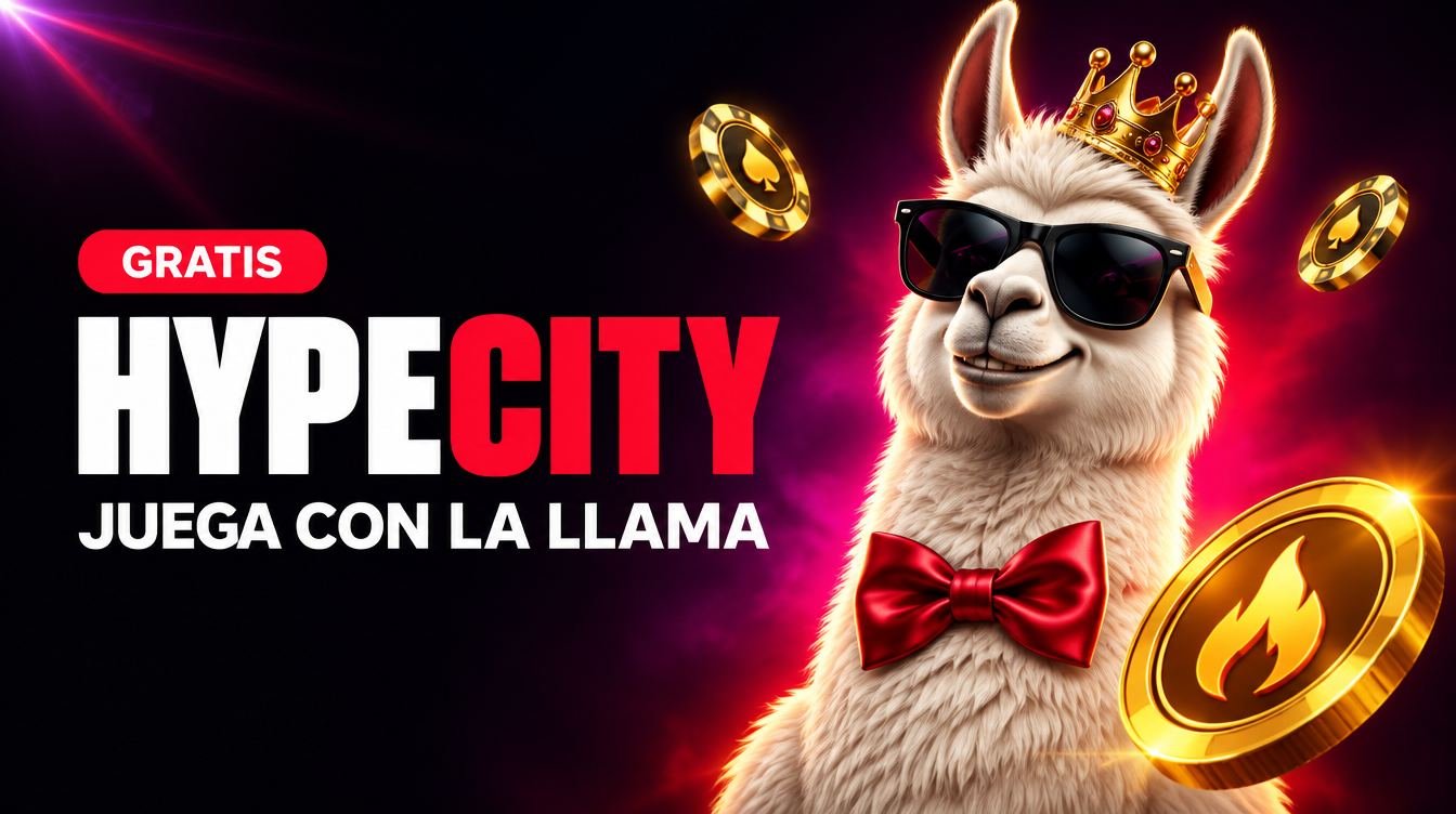 Hype City, el juego gratis de Bet4Win: la llama coronada con gafas y pajarita roja junto a fichas doradas